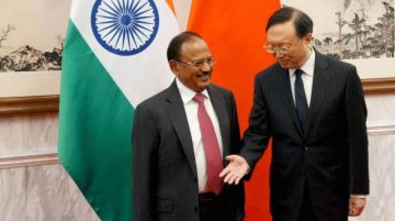 National Security Adviser Ajit Doval and his Chinese counterpart Yang Jiechi (Photo: PTI) National Security Adviser Ajit Doval and his Chinese counterpart Yang Jiechi (Photo: PTI)