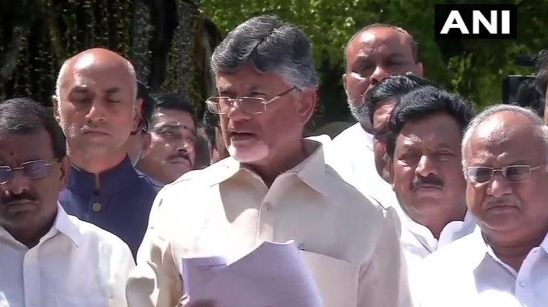'EC is an autonomous body but they are working at the instructions of Modi,' Naidu said. (Photo: ANI) 'EC is an autonomous body but they are working at the instructions of Modi,' Naidu said. (Photo: ANI)