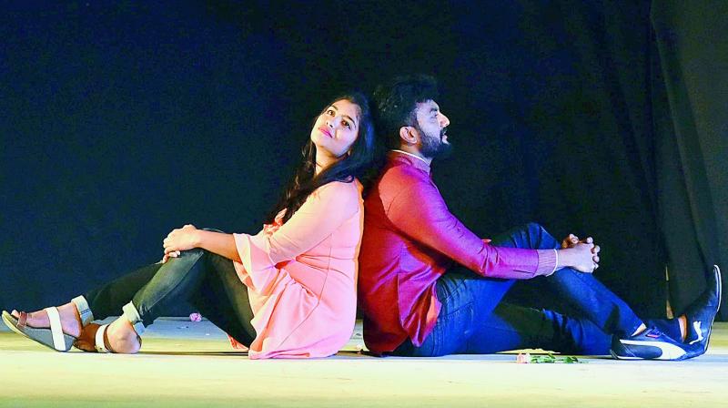 The play was portrayed with a little twist there were three pairs of Romeo and Juliet. The play was portrayed with a little twist there were three pairs of Romeo and Juliet.