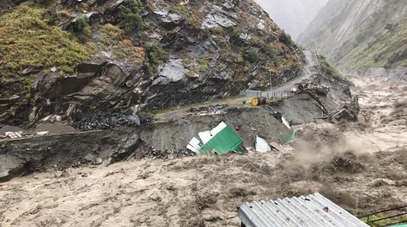 People residing in the low-lying areas, especially in Kangra, Chamba, Kullu and Mandi districts, are being evacuated, officials said. (Photo: Twitter | ANI) People residing in the low-lying areas, especially in Kangra, Chamba, Kullu and Mandi districts, are being evacuated, officials said. (Photo: Twitter | ANI)