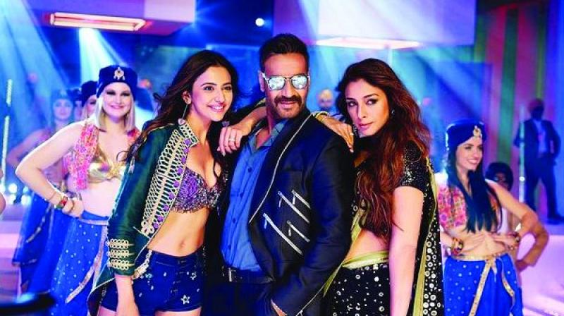 Confirms CBFC’s CEO Tushar, “The cut was voluntarily offered by the filmmaker.” Nonetheless the cut, voluntarily or otherwise, still appears odd in a film that has Ajay Devgn kissing both his heroines— Tabu and Rakul Preet Singh. Confirms CBFC’s CEO Tushar, “The cut was voluntarily offered by the filmmaker.” Nonetheless the cut, voluntarily or otherwise, still appears odd in a film that has Ajay Devgn kissing both his heroines— Tabu and Rakul Preet Singh.