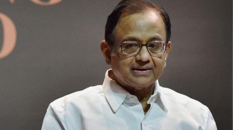 Former union minister P Chidambaram. (Photo: File) Former union minister P Chidambaram. (Photo: File)