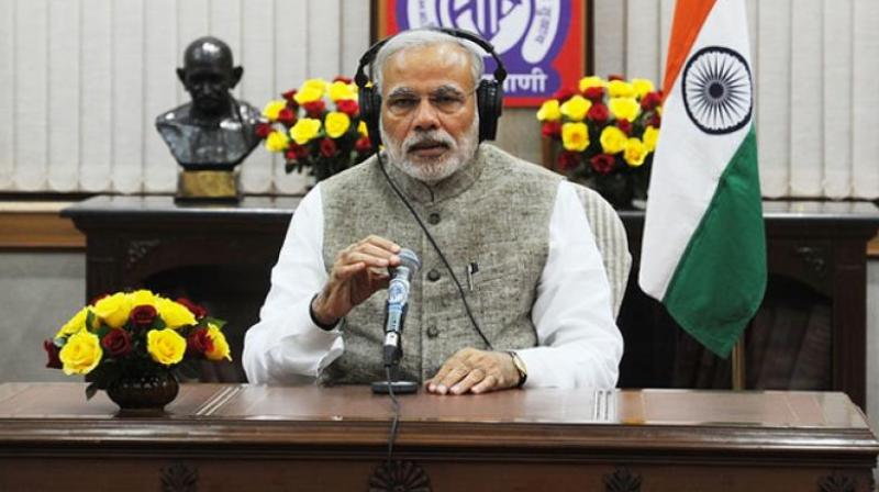 'Jann ki Baat' will form part of the 20-day celebrations the BJP has planned to mark the Modi government's three years in office beginning May 26, the day he was sworn-in as prime minister in 2014. (Photo: PTI) 'Jann ki Baat' will form part of the 20-day celebrations the BJP has planned to mark the Modi government's three years in office beginning May 26, the day he was sworn-in as prime minister in 2014. (Photo: PTI)