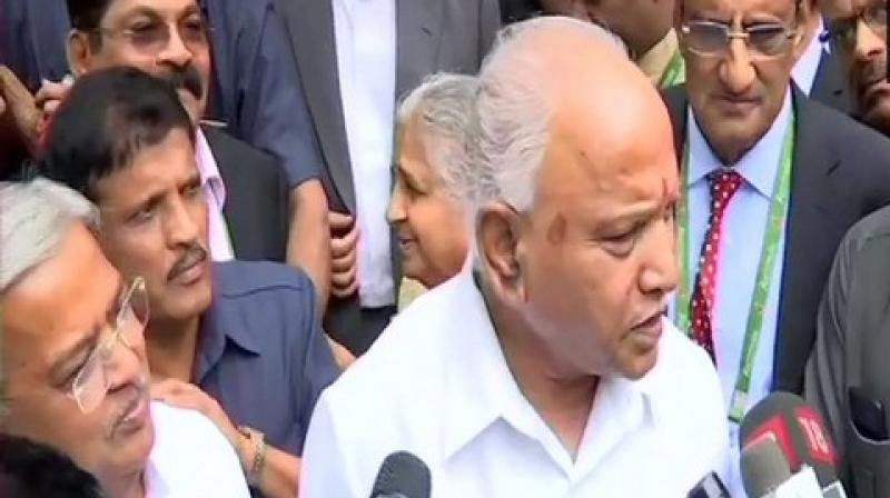 On August 20, Yediyurappa expanded his Cabinet by inducting 17 legislators, nearly a month after the BJP formed the government in the state. (Photo: ANI) On August 20, Yediyurappa expanded his Cabinet by inducting 17 legislators, nearly a month after the BJP formed the government in the state. (Photo: ANI)