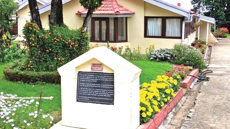 View of Gulistan, now Birla House, at Pudumund in Ooty. (Photo: DC) View of Gulistan, now Birla House, at Pudumund in Ooty. (Photo: DC)