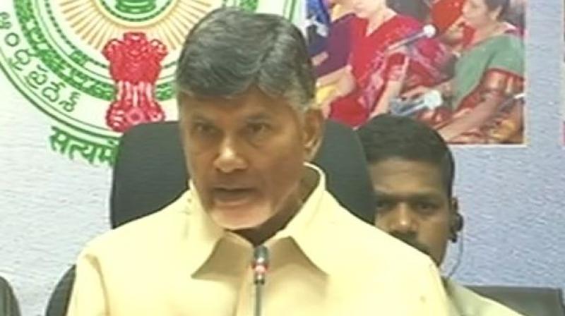 Naidu further said a mega seed park will be set up in association with Iowa University in the United States. (Photo: ANI | Twitter) Naidu further said a mega seed park will be set up in association with Iowa University in the United States. (Photo: ANI | Twitter)