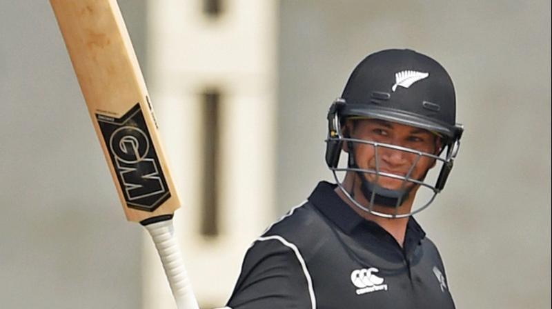 Ross Taylor celebrates after scoring a century. (Photo: PTI) Ross Taylor celebrates after scoring a century. (Photo: PTI)