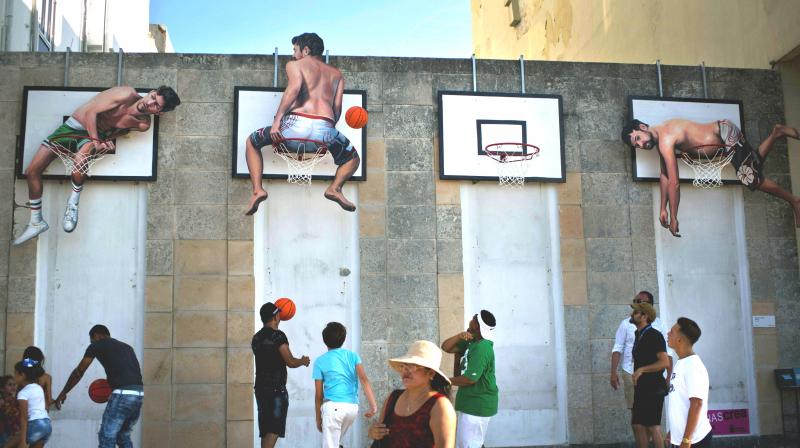 Havana’s 13th Biennial kicked off this weekend with works by more than 300 contemporary artists from 52 countries taking over the city’s museums, galleries and open-air spaces. (Photo: AP) Havana’s 13th Biennial kicked off this weekend with works by more than 300 contemporary artists from 52 countries taking over the city’s museums, galleries and open-air spaces. (Photo: AP)