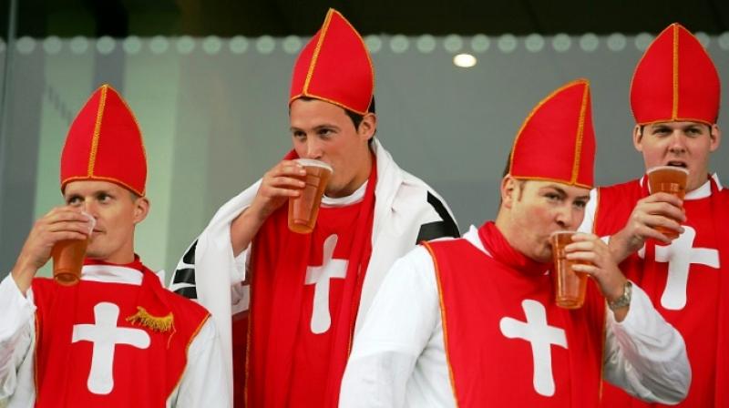 Hosts were keen to seize on the commercial opportunities and hoped to leave fans with a good impression to entice them back as tourists. (Photo: AFP) Hosts were keen to seize on the commercial opportunities and hoped to leave fans with a good impression to entice them back as tourists. (Photo: AFP)