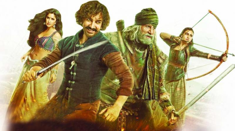 Thugs of Hindostan poster. Thugs of Hindostan poster.