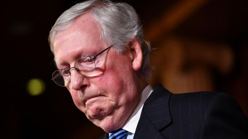 File photo of Senate Majority leader Mitch McConnell File photo of Senate Majority leader Mitch McConnell