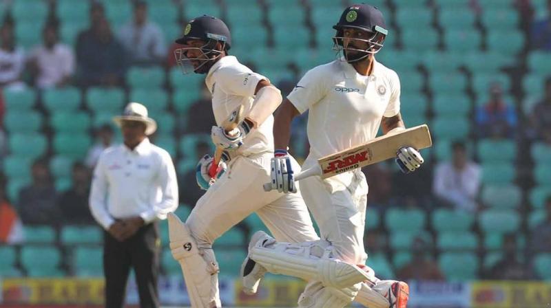 Cheteshwar Pujara jumped a couple of rungs to second, while skipper Virat Kohli held on to the fifth spot in the latest ICC rankings for Test batsmen, issued on Tuesday. (Photo: BCCI) Cheteshwar Pujara jumped a couple of rungs to second, while skipper Virat Kohli held on to the fifth spot in the latest ICC rankings for Test batsmen, issued on Tuesday. (Photo: BCCI)