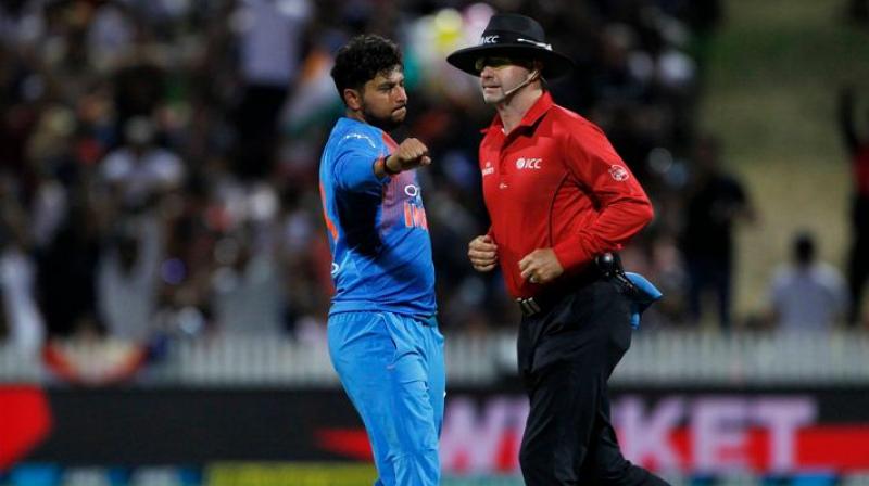 Talented wrist spinner Kuldeep Yadav has moved up a notch to grab a career-best second position in the latest ICC T20 International rankings, where India maintained its second position behind Pakistan despite dropping two ranking points. (Photo: Twitter / BCCI) Talented wrist spinner Kuldeep Yadav has moved up a notch to grab a career-best second position in the latest ICC T20 International rankings, where India maintained its second position behind Pakistan despite dropping two ranking points. (Photo: Twitter / BCCI)