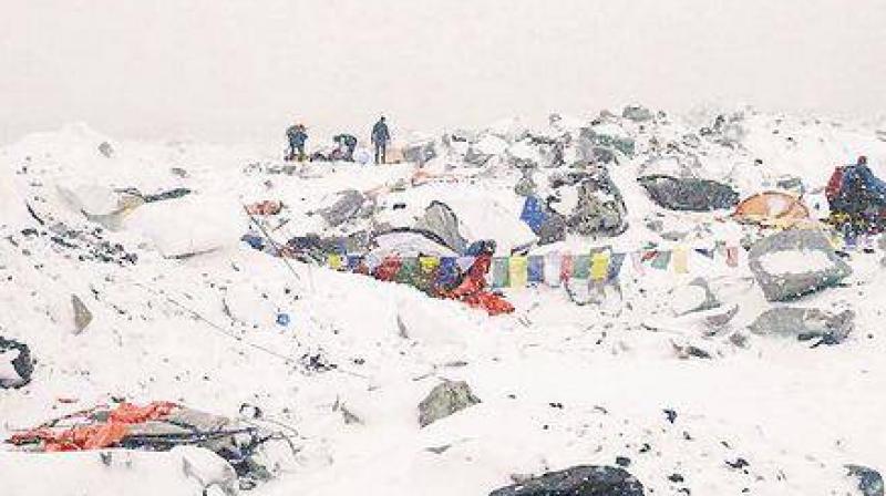 One army officer has been declared missing because of an avalanche. (Photo: Twitter | Digital Empire) One army officer has been declared missing because of an avalanche. (Photo: Twitter | Digital Empire)