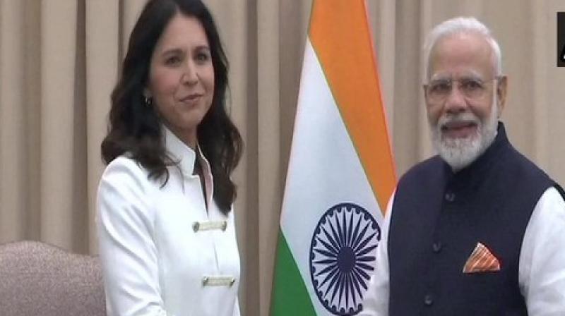 Gabbard had added that India was one of America's closest allies in Asia and is a country of growing importance in a critical region of the world. (Photo: ANI) Gabbard had added that India was one of America's closest allies in Asia and is a country of growing importance in a critical region of the world. (Photo: ANI)