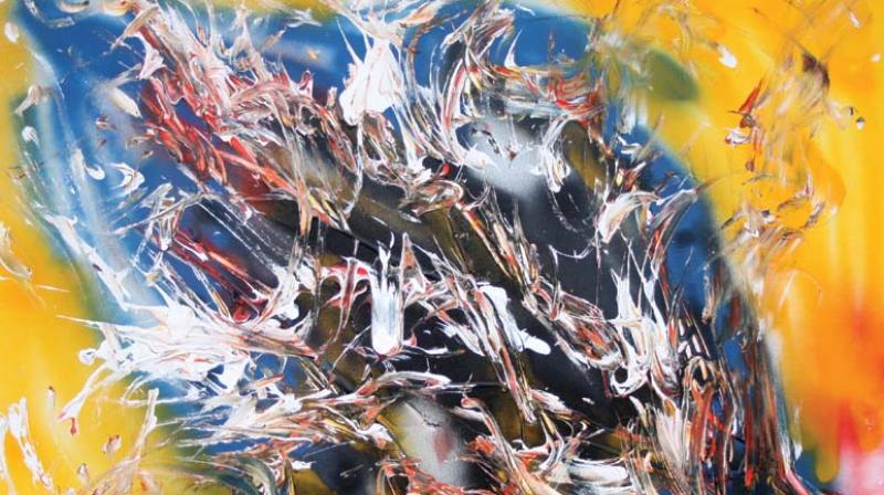 An abstract by the artist An abstract by the artist