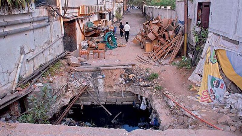 Most of the open drains are filled with garbage and plastic waste. (Representational image) Most of the open drains are filled with garbage and plastic waste. (Representational image)
