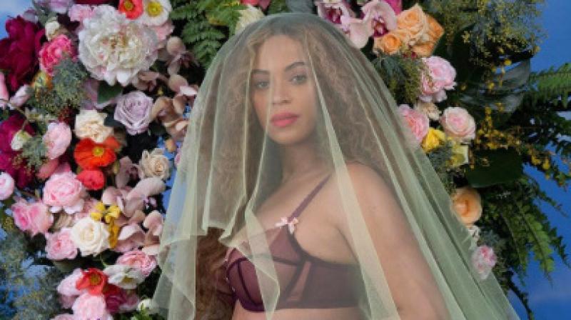 The picture Beyonce posted on Instagram. The picture Beyonce posted on Instagram.