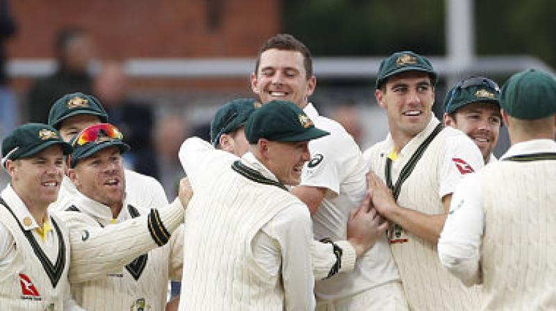 Australia will be relaxed with their performance and will hope to add an even better lead by the end of the day. (Photo: AP) Australia will be relaxed with their performance and will hope to add an even better lead by the end of the day. (Photo: AP)