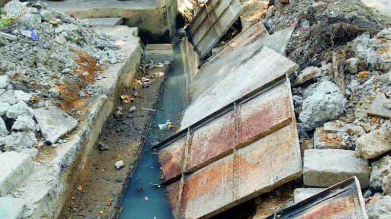 The State Human Rights Commission has served notice on the GHMC to explain the reasons for the death of Zaki Abbas in an open drain near his home at Rein Bazaar on Saturday. (Representational image) The State Human Rights Commission has served notice on the GHMC to explain the reasons for the death of Zaki Abbas in an open drain near his home at Rein Bazaar on Saturday. (Representational image)