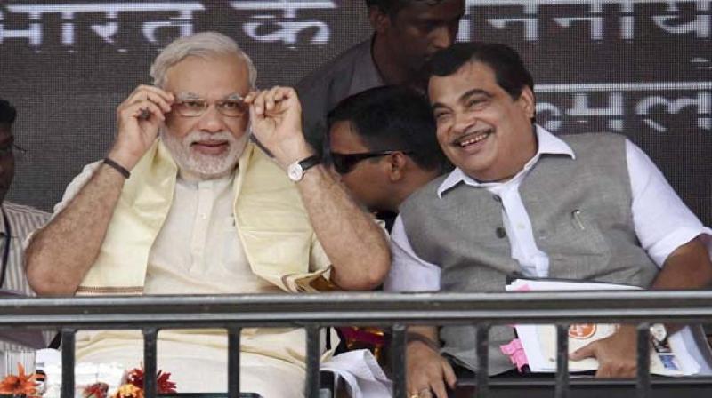 Minister for Road Transport and Highways Nitin Gadkari on Thursday rubbished rumours about replacing Prime Minister Narendra Modi and running for the Prime Minister's post in 2019 Lok Sabha elections. (Photo: File | PTI) Minister for Road Transport and Highways Nitin Gadkari on Thursday rubbished rumours about replacing Prime Minister Narendra Modi and running for the Prime Minister's post in 2019 Lok Sabha elections. (Photo: File | PTI)