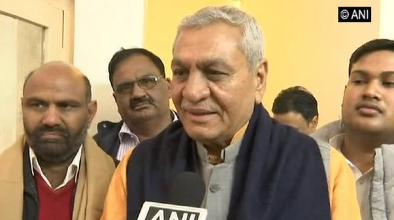 'I think Hanuman ji was a Jaat, because upon seeing someone being troubled a Jaat also jumps in even without knowing the issue or the people,' UP Cabinet Minister Laxmi Narayan Chaudhary said. (Photo: ANI) 'I think Hanuman ji was a Jaat, because upon seeing someone being troubled a Jaat also jumps in even without knowing the issue or the people,' UP Cabinet Minister Laxmi Narayan Chaudhary said. (Photo: ANI)