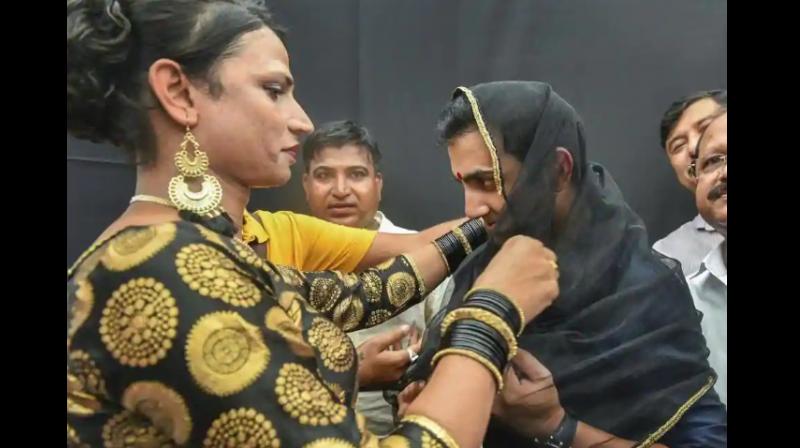 Gautam Gambhir was seen boosting the morale of the comunity by being present there as the chief guest of the event. (Photo: PTI) Gautam Gambhir was seen boosting the morale of the comunity by being present there as the chief guest of the event. (Photo: PTI)
