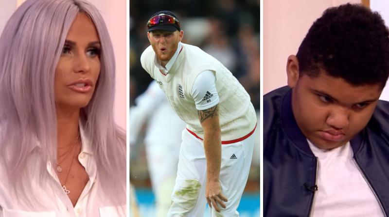 The embattled Ben Stokes posted an apology on Twitter after his mocking impersonation of a TV appearance by 15-year-old son of Katie Price, Harvey Price, who suffers from a genetic disorder, drew strong condemnation. (Photo: Screengrab / AP) The embattled Ben Stokes posted an apology on Twitter after his mocking impersonation of a TV appearance by 15-year-old son of Katie Price, Harvey Price, who suffers from a genetic disorder, drew strong condemnation. (Photo: Screengrab / AP)