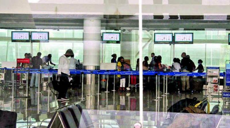 At present, those going abroad need to fill in details such as name, date of birth, passport number, address in India, flight number and date of boarding in the departure card. (Representational Image) At present, those going abroad need to fill in details such as name, date of birth, passport number, address in India, flight number and date of boarding in the departure card. (Representational Image)