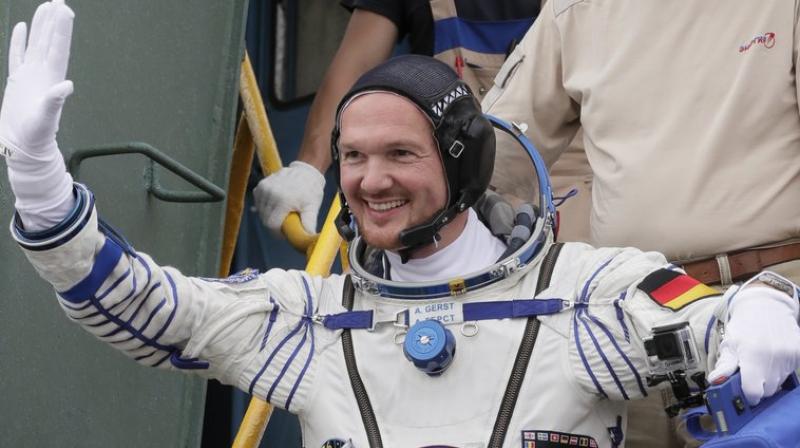 Gerst played a duet of Kraftwerk’s 1978 song “Spacelab.” (Photo: AP) Gerst played a duet of Kraftwerk’s 1978 song “Spacelab.” (Photo: AP)