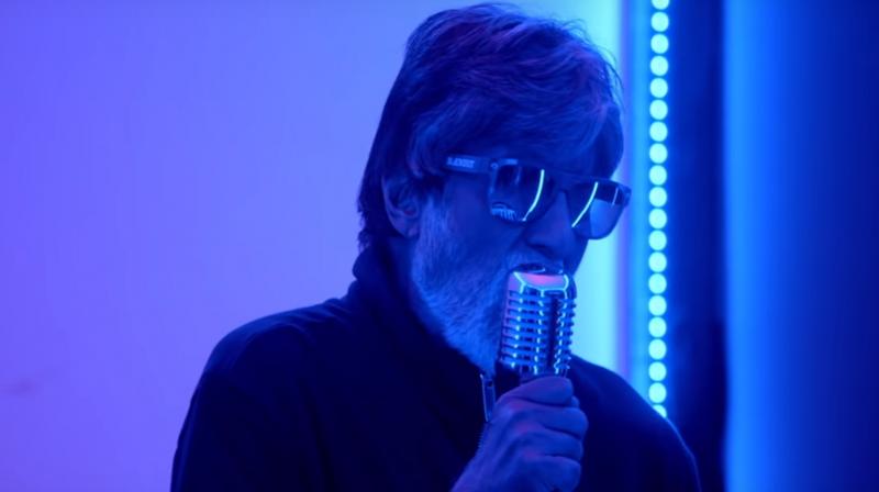 Screengrab of Amitabh Bachchan from the song 'Aukaat'. (Courtesy: YouTube/Zee Music Company) Screengrab of Amitabh Bachchan from the song 'Aukaat'. (Courtesy: YouTube/Zee Music Company)