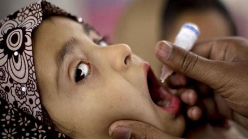 In 2018, 12 polio cases have been reported from borders of Afghanistan and Pakistan because of which vigil in India is rigorous.(Representional Image) In 2018, 12 polio cases have been reported from borders of Afghanistan and Pakistan because of which vigil in India is rigorous.(Representional Image)