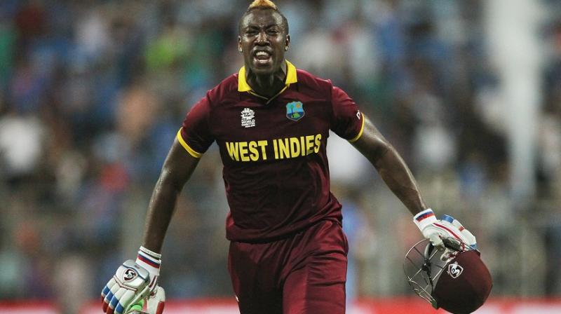 Russell was named in the original 14-member squad for the first and second matches T20Is, subject to him passing a fitness assessment prior to the series. (Photo: AP) Russell was named in the original 14-member squad for the first and second matches T20Is, subject to him passing a fitness assessment prior to the series. (Photo: AP)
