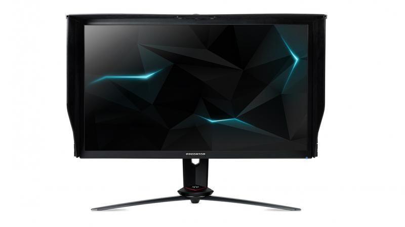The new Predator XB273K gaming monitor supports ultra-high definition (3840x2160) resolution and features a 144Hz refresh rate for smooth images and gameplay. The new Predator XB273K gaming monitor supports ultra-high definition (3840x2160) resolution and features a 144Hz refresh rate for smooth images and gameplay.