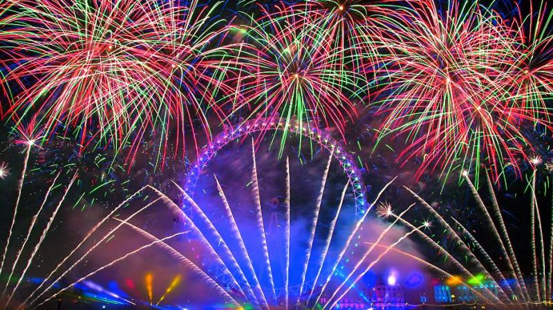 Fireworks. Fireworks.