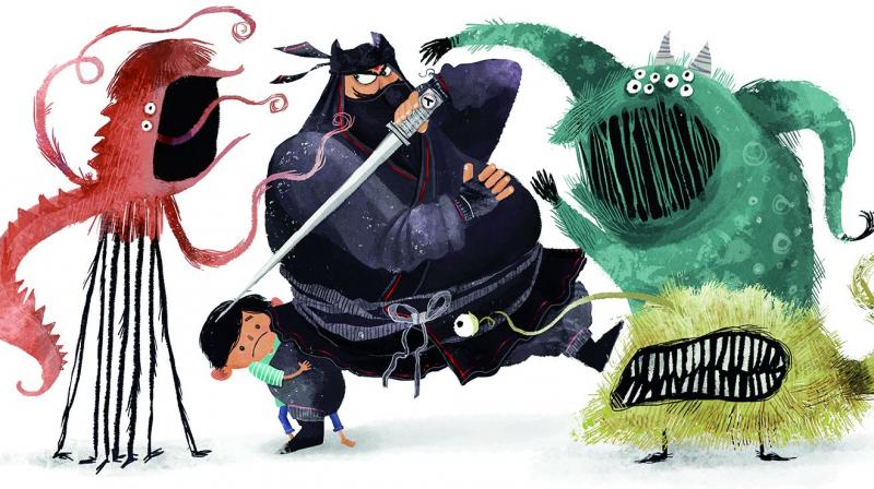 Sandhya's illustration for Hasura, a startup. Sandhya's illustration for Hasura, a startup.