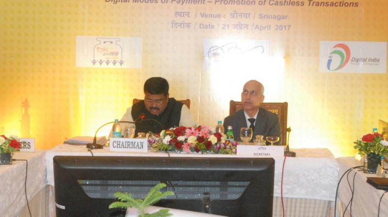 Dharmendra Pradhan chaired meeting of Consultative Committee Meeting of Members of Parliament for Ministry of Petroleum & Natural Gas in Sri Nagar. Dharmendra Pradhan chaired meeting of Consultative Committee Meeting of Members of Parliament for Ministry of Petroleum & Natural Gas in Sri Nagar.