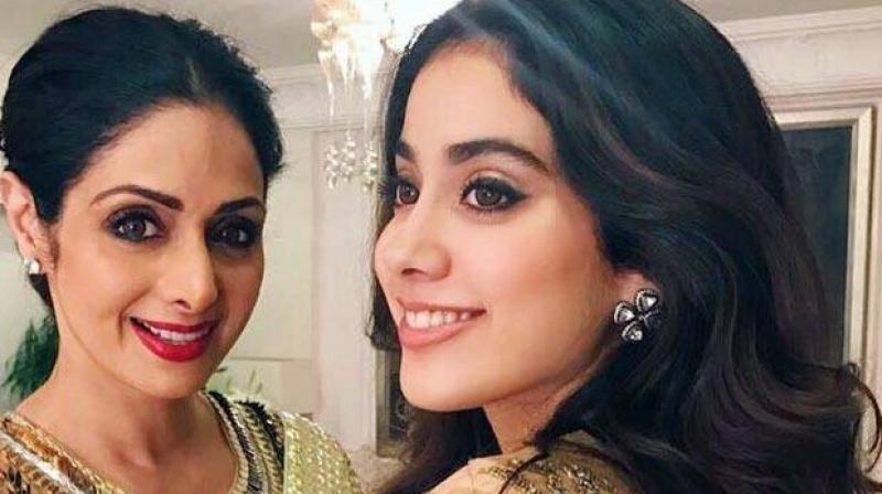 Sridevi and Jhanvi Kapoor Sridevi and Jhanvi Kapoor