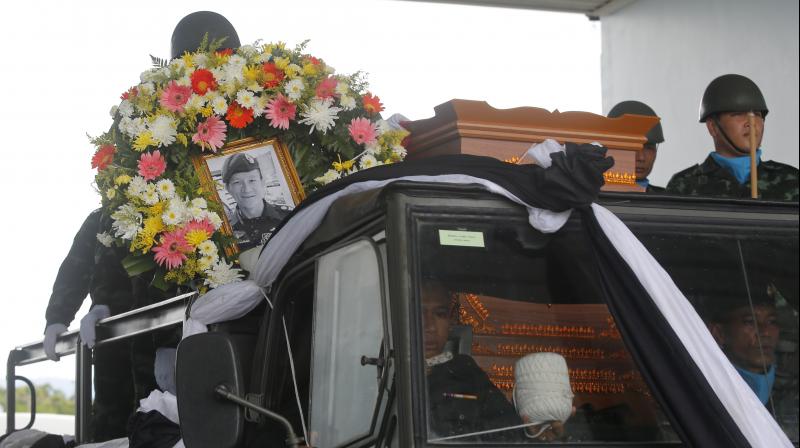 The world should remember Samarn, the head of the rescue mission told a news conference at the end of the 17-day operation. (Photo: AP) The world should remember Samarn, the head of the rescue mission told a news conference at the end of the 17-day operation. (Photo: AP)
