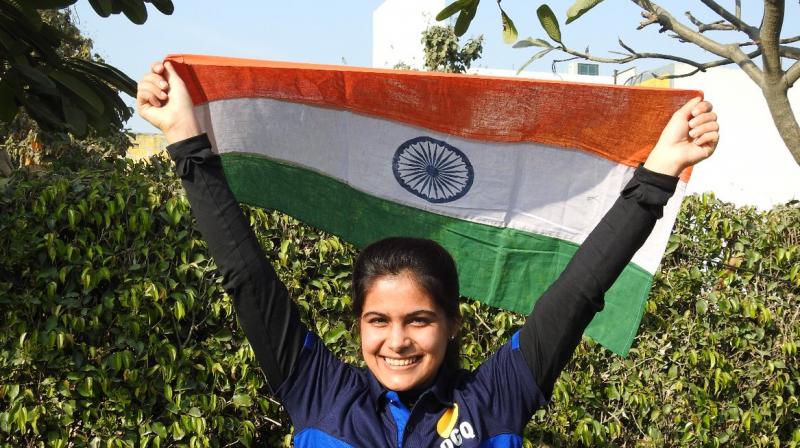 Manu Bhaker beat Mexico's Alejandra Zavala, a two-time World Cup Finals winner, with a 10.8 in the last shot of the 24 shot final, to come out on top with a score of 237.5. (Photo: Twitter / OGQ India) Manu Bhaker beat Mexico's Alejandra Zavala, a two-time World Cup Finals winner, with a 10.8 in the last shot of the 24 shot final, to come out on top with a score of 237.5. (Photo: Twitter / OGQ India)