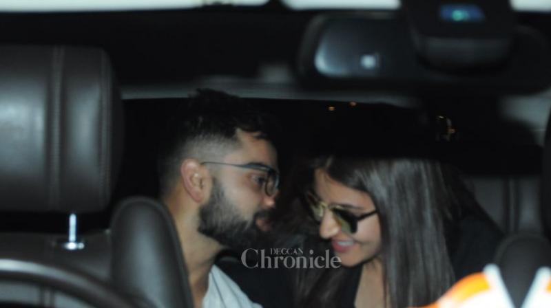 Away from cricket to take some much-needed rest, Indian cricket team skipper Virat Kohli on Sunday went to the airport to receive wife Anushka Sharma. (Photo: Viral Bhayani) Away from cricket to take some much-needed rest, Indian cricket team skipper Virat Kohli on Sunday went to the airport to receive wife Anushka Sharma. (Photo: Viral Bhayani)