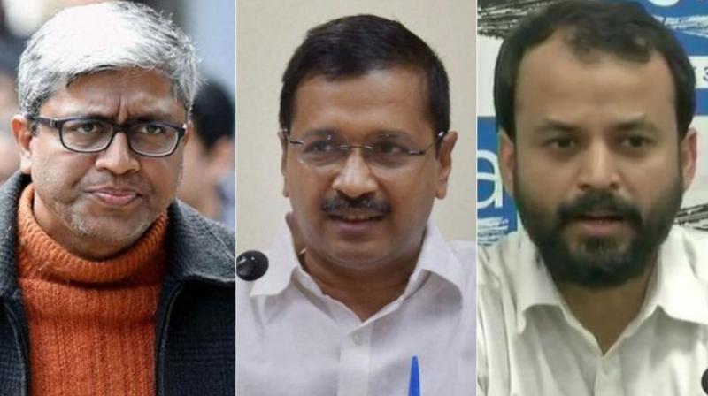 Arvind Kejriwal used Khetan and Ashutosh as key negotiators to resolve the crisis between him and Yogendra Yadav and Prashant Bhushan. (Photo: DC) Arvind Kejriwal used Khetan and Ashutosh as key negotiators to resolve the crisis between him and Yogendra Yadav and Prashant Bhushan. (Photo: DC)