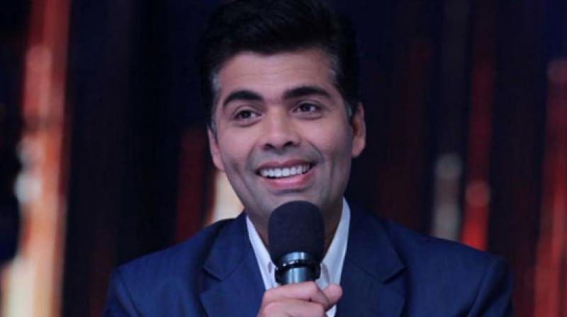 Karan Johar at a dance reality show. Karan Johar at a dance reality show.