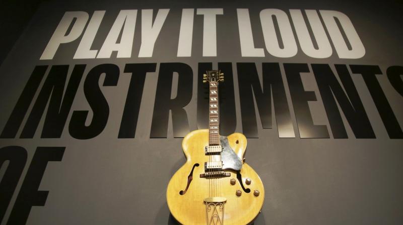 “The Rhythm Section” explores the sources of the genre’s powerful rhythms, with accented backbeats created using a drum set and electric bass guitar. (Photo: AP) “The Rhythm Section” explores the sources of the genre’s powerful rhythms, with accented backbeats created using a drum set and electric bass guitar. (Photo: AP)