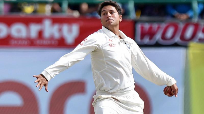 Kuldeep Yadav had revealed that he received some tips from Shane Warne that helped him dismiss Aussie batsmen in Dharamsala. (Photo: PTI) Kuldeep Yadav had revealed that he received some tips from Shane Warne that helped him dismiss Aussie batsmen in Dharamsala. (Photo: PTI)