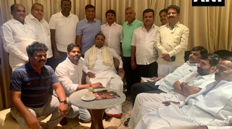 The Congress-JD(S) government has plunged into crisis following the resignation by several MLAs from the House. (Photo: ANI) The Congress-JD(S) government has plunged into crisis following the resignation by several MLAs from the House. (Photo: ANI)