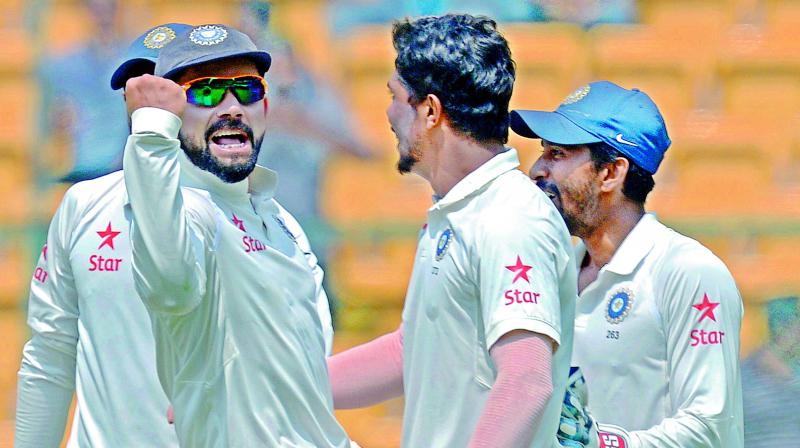 Sydney, 2012: Virat Kohli, constantly booed and heckled by the crowd, showed them the middle finger. He was fined 50 per cent of his match fee. Sydney, 2012: Virat Kohli, constantly booed and heckled by the crowd, showed them the middle finger. He was fined 50 per cent of his match fee.