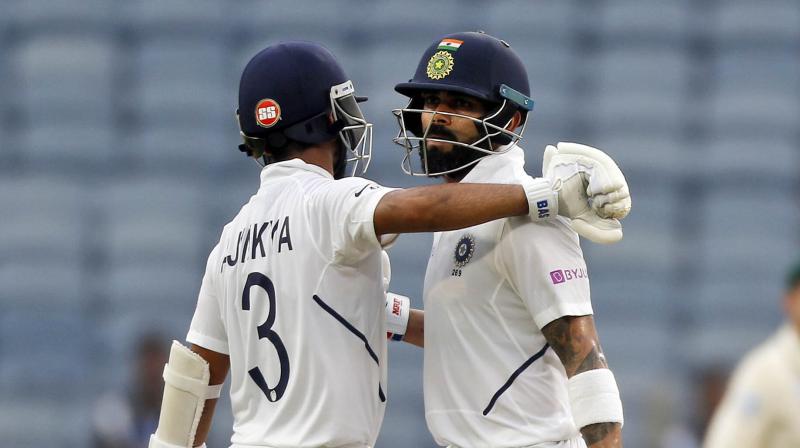 Back in 2016, the duo displayed a somewhat similar performance as they formed a 365-run partnership against New Zealand. (Photo: AP) Back in 2016, the duo displayed a somewhat similar performance as they formed a 365-run partnership against New Zealand. (Photo: AP)