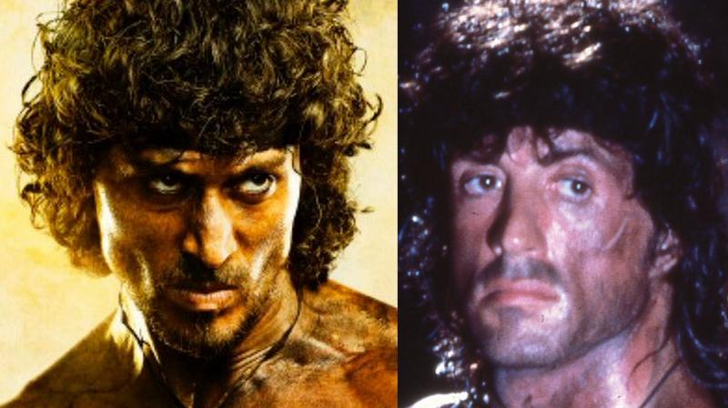 Tiger Shroff and Sylvester Stallone. Tiger Shroff and Sylvester Stallone.