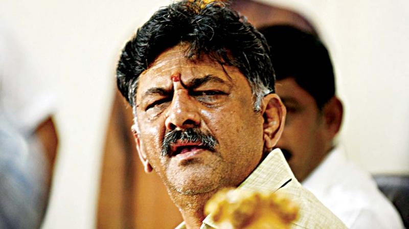 Water Resources and Medical Education Minister D.K. Shivakumar at a press conference in Bengaluru on Wednesday. (Photo:DC) Water Resources and Medical Education Minister D.K. Shivakumar at a press conference in Bengaluru on Wednesday. (Photo:DC)